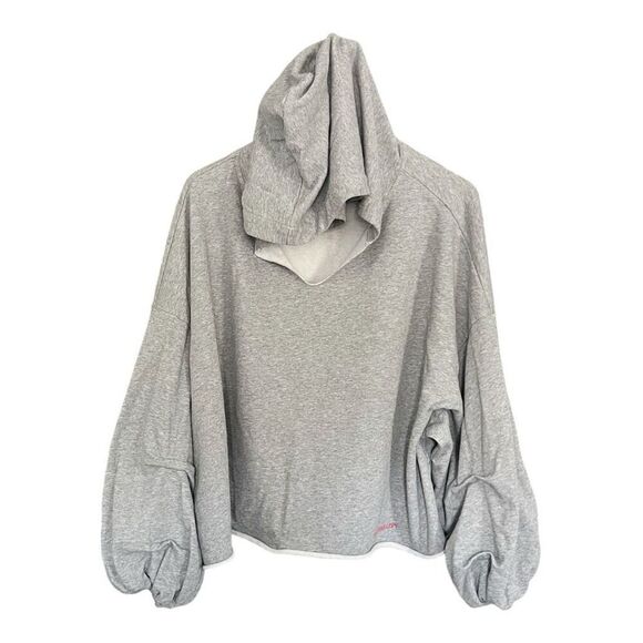 Wren + Glory NYC Hand Painted Be Thankful Oversized Hoodie - Picture 2 of 8